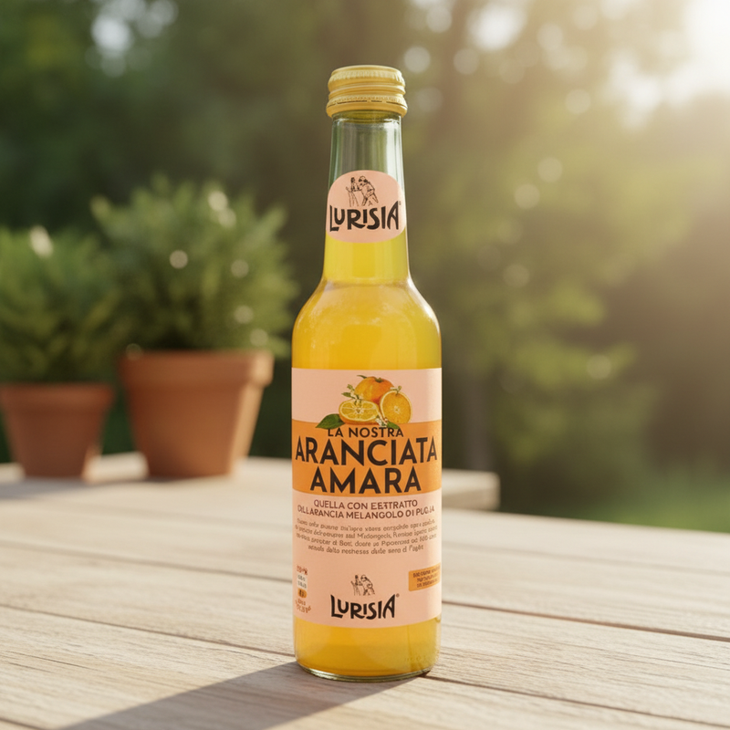 Aranciata Amara Lurisia – Boisson Orange Amère (27,5 cl)
