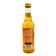 Composition détaillée de la boisson Aranciata Amara Lurisia 275 ml, étiquetage arrière avec ingrédients.