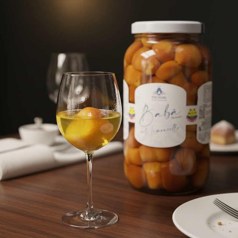 Baba au Limoncello de Sorrento Piemme – Dessert artisanal (3150 g) - en situation d'usage