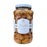 Grand bocal de baba au rhum artisanal de Sorrente, étiquette blanche avec détails dorés, contenance 3150g, produit italien traditionnel.