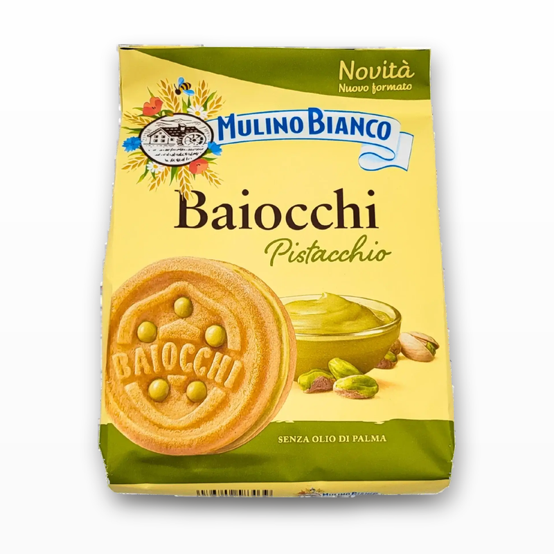 Biscuits Pistache Mulino Bianco - Fourrage crème pistache (240g)