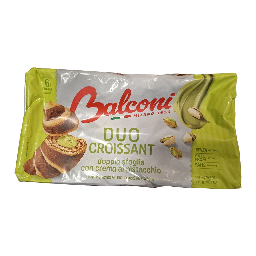 Duo Croissant Pistache Balconi – Croissants fourrés (6 × 50 g)
