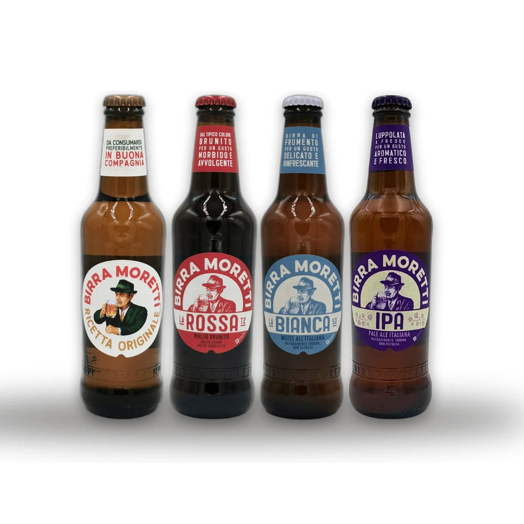6 Bières Moretti – Pack découverte 4 styles (6 × 33 cl)