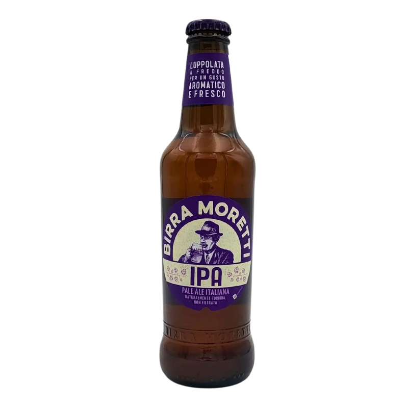 Birra Moretti IPA 33 cl, une birra moretti ipa audacieuse et raffinée, révélant tout le savoir-faire brassicole italien.