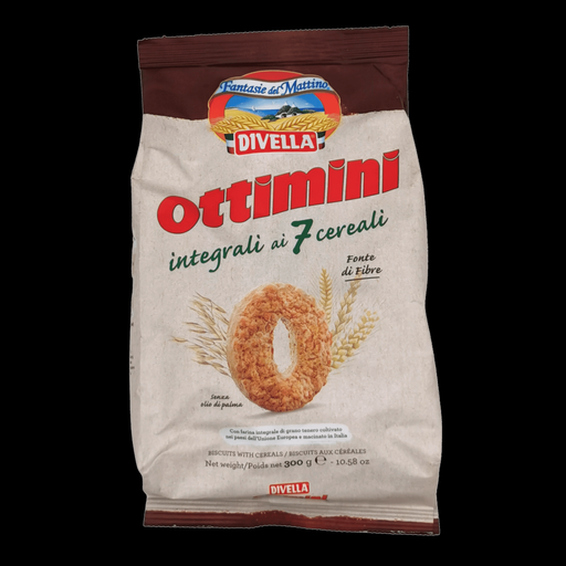 Biscuits 7 Céréales Divella - Ottimini intégrali (300 g) - face avant