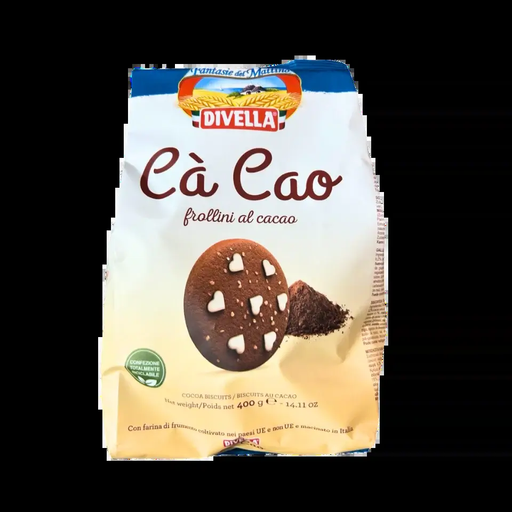 Biscuits Cacao Divella – Frollini Cà Cao 400 g - face avant