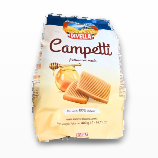 Biscuits Miel Divella - Campetti (400 g) — face avant