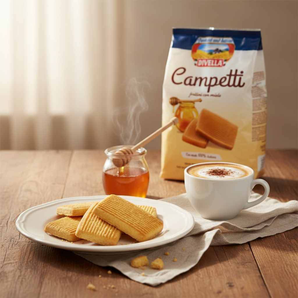 Biscuits Miel Divella - Campetti (400 g) — en situation
