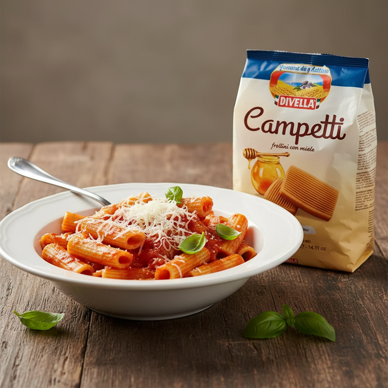 Biscuits Miel Divella - Campetti (400 g) - en situation d'usage