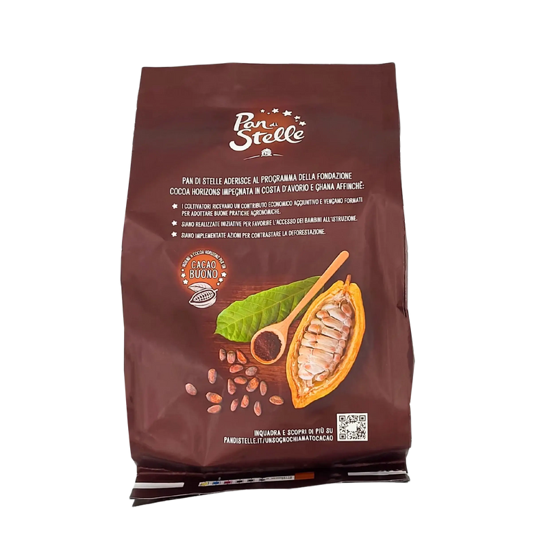 Biscuits Pan di Stelle Barilla 350g - paquet de biscuits italiens au chocolat pour le petit déjeuner.