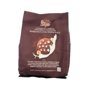 Sachet de biscuits Pan di Stelle de Barilla, 700 g, avec un motif d’étoiles en chocolat.