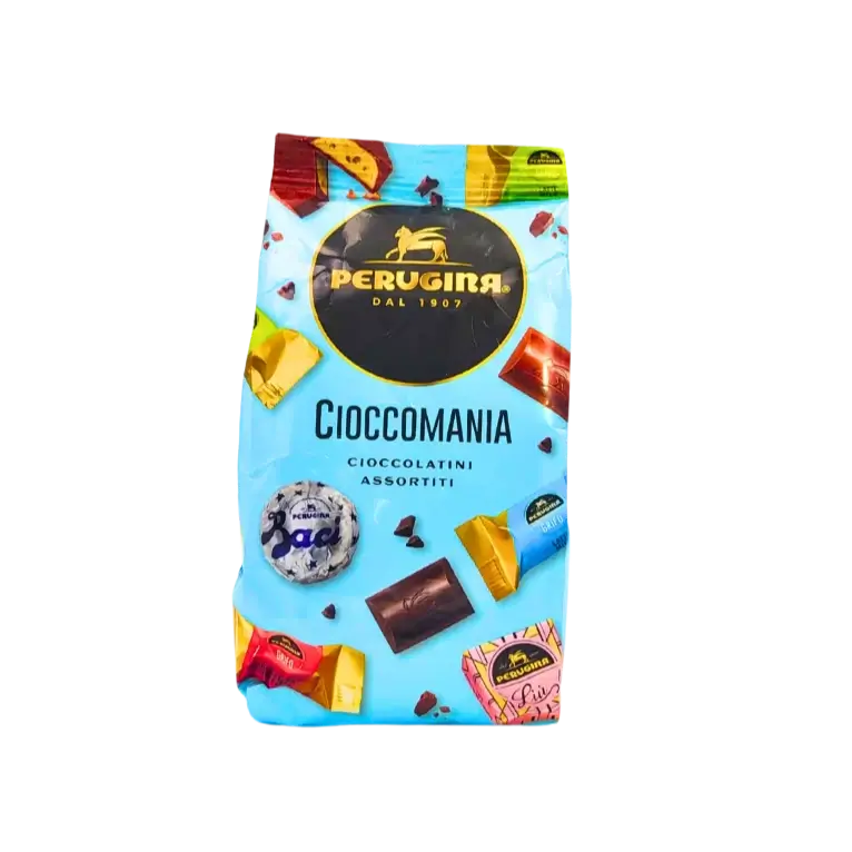 Boîte chocolat chocolats italiens – Cioccomania – Perugina – 180 g (face avant)