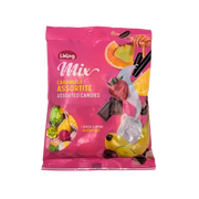 Sachet de bonbons assortis LiKing sans gluten, aux fruits et au chocolat, face avant – 150g