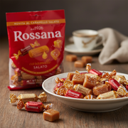 Bonbons Rossana Caramel Salé Fourrés – 150g Italie - en situation d'usage