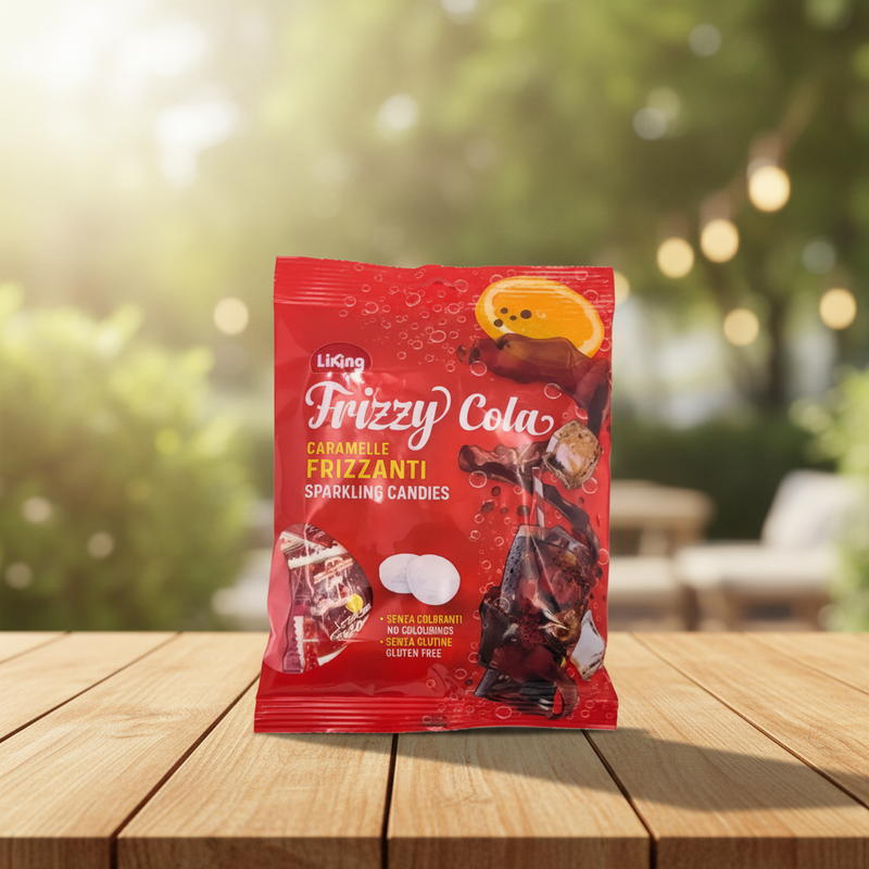 Bonbons Cola Pétillants Sans Gluten Liking - Effet Pétillant (150 g)