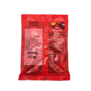 Dos de l’emballage des bonbons Cola Liking Frizzy pétillants sans gluten, 150 g.