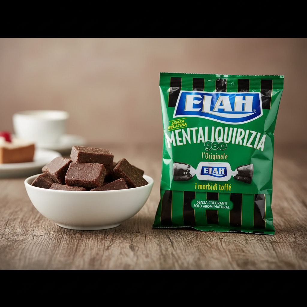 Bonbons Réglisse Menthe Elah Sans Gluten – 150g Italie - en situation d'usage