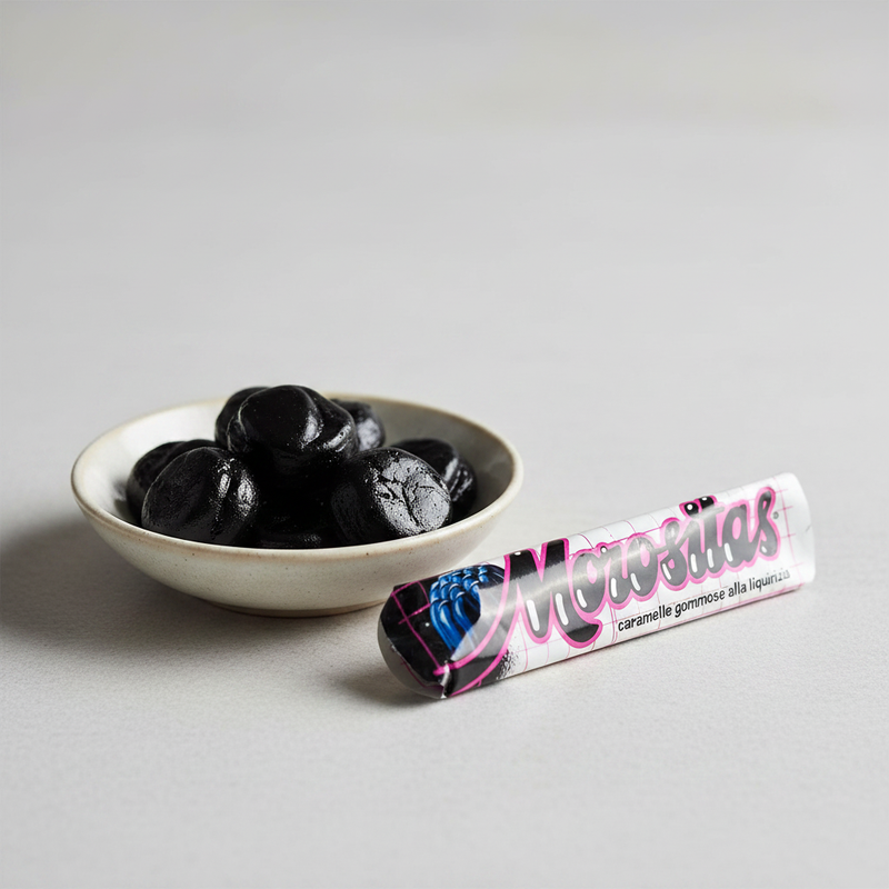 Morositas : La Gomme de Réglisse Tendre (34g) — en situation