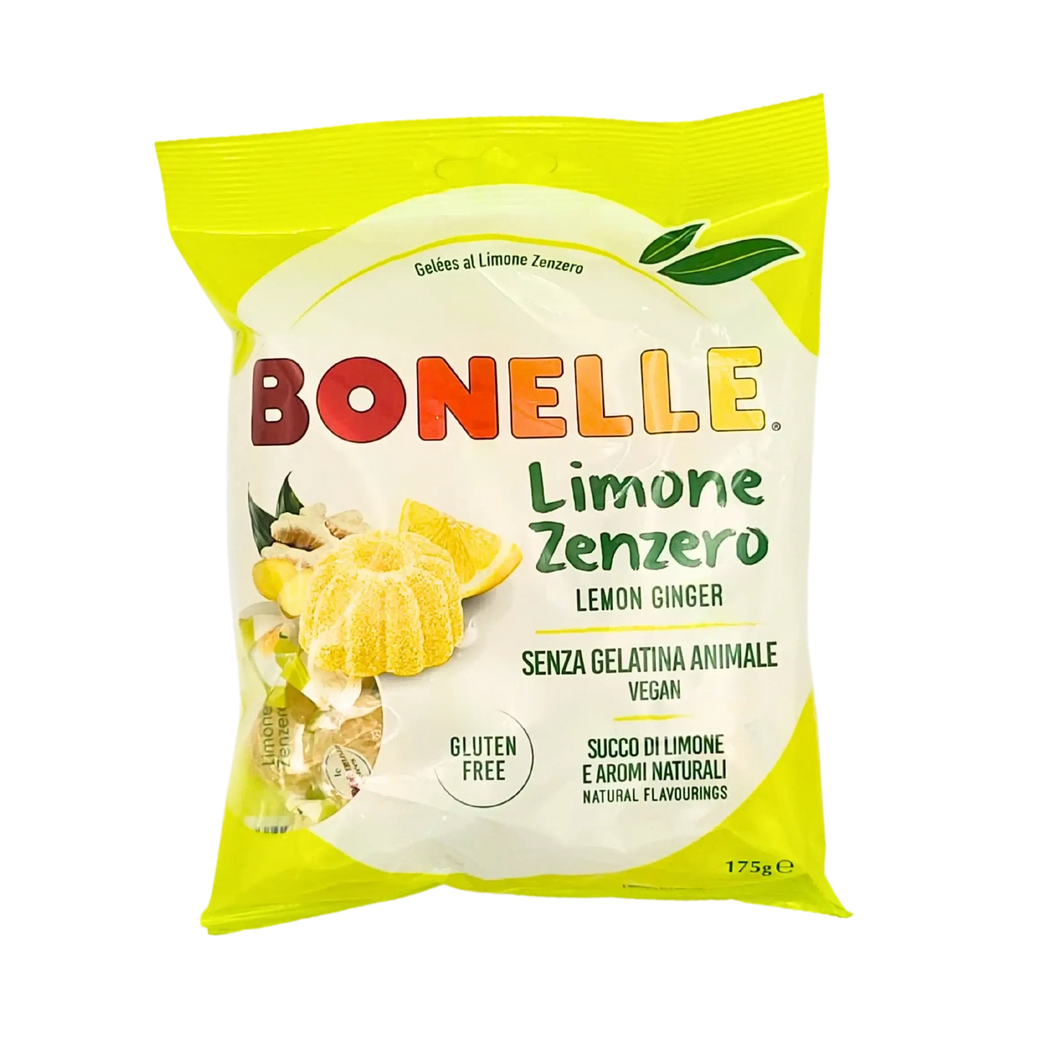 Caramelos Veganos Limón Jengibre Bonelle - Vegano y Sin Gluten