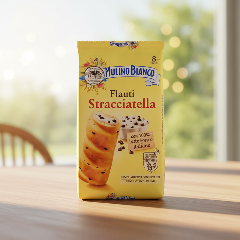 Flauti Stracciatella Mulino Bianco - Pack (280 g)