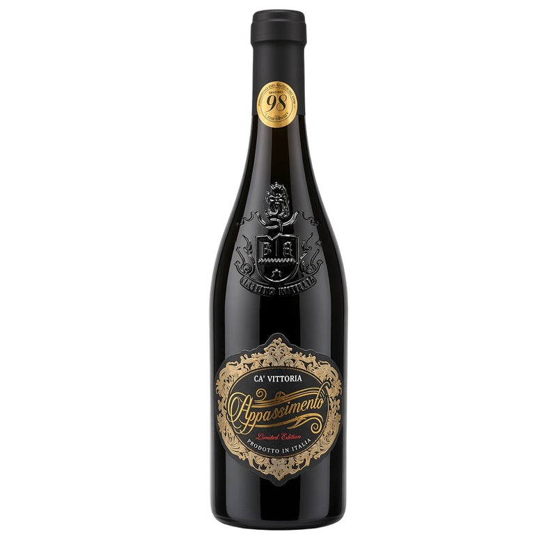 Packshot Ca' Vittoria Appassimento 75cl fond blanc