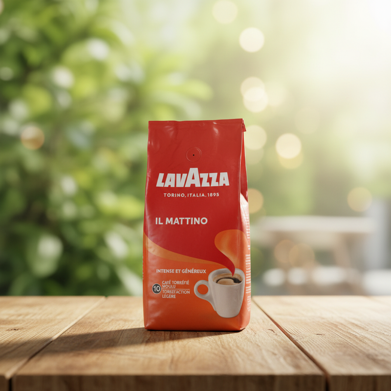 Café Moulu Lavazza Il Mattino – Fort & Aromatique (250 g)