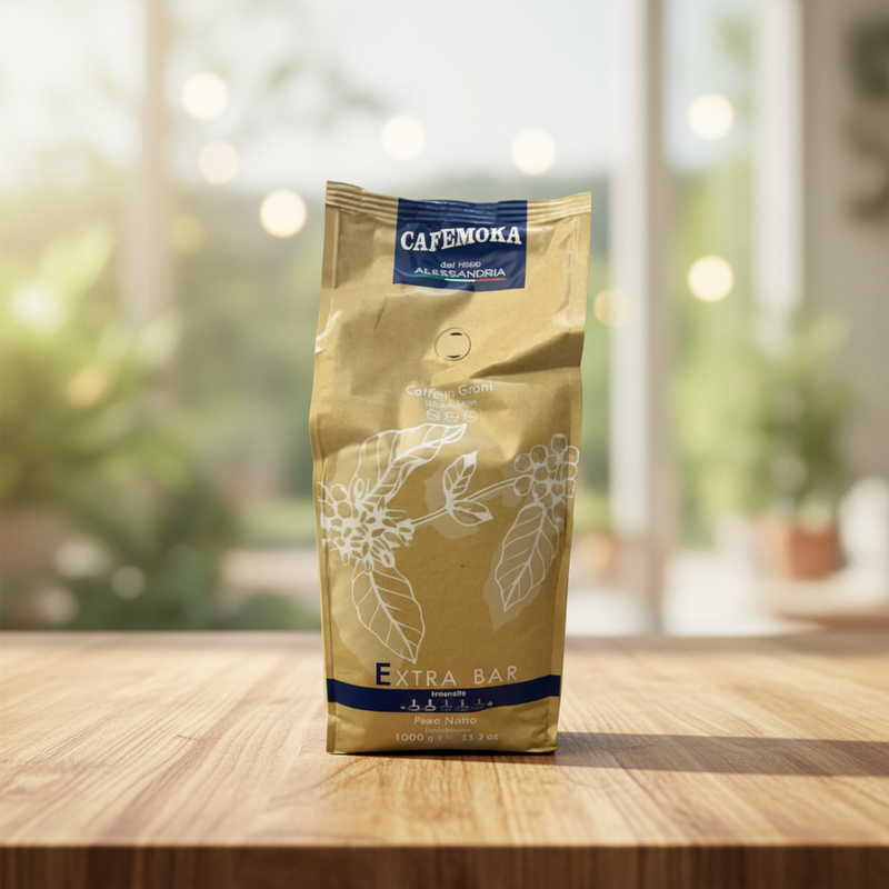 Cafemoka Alessandria Extra Bar – Grains (1 kg)