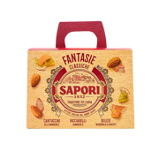 Assortiment de biscuits italiens – Coffret Sapori Fantasia traditionnel avec cantuccini, ricciarelli et délices.
