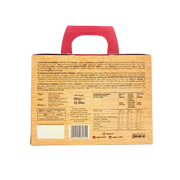 Vue arrière de l’assortiment de biscuits italiens – Coffret Aromatique, présentant les informations nutritionnelles sur l’emballage.