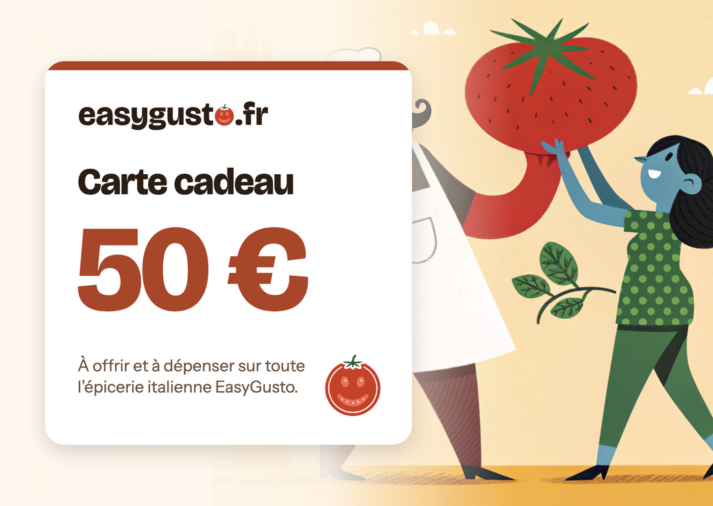Carte cadeau EasyGusto de 50 €