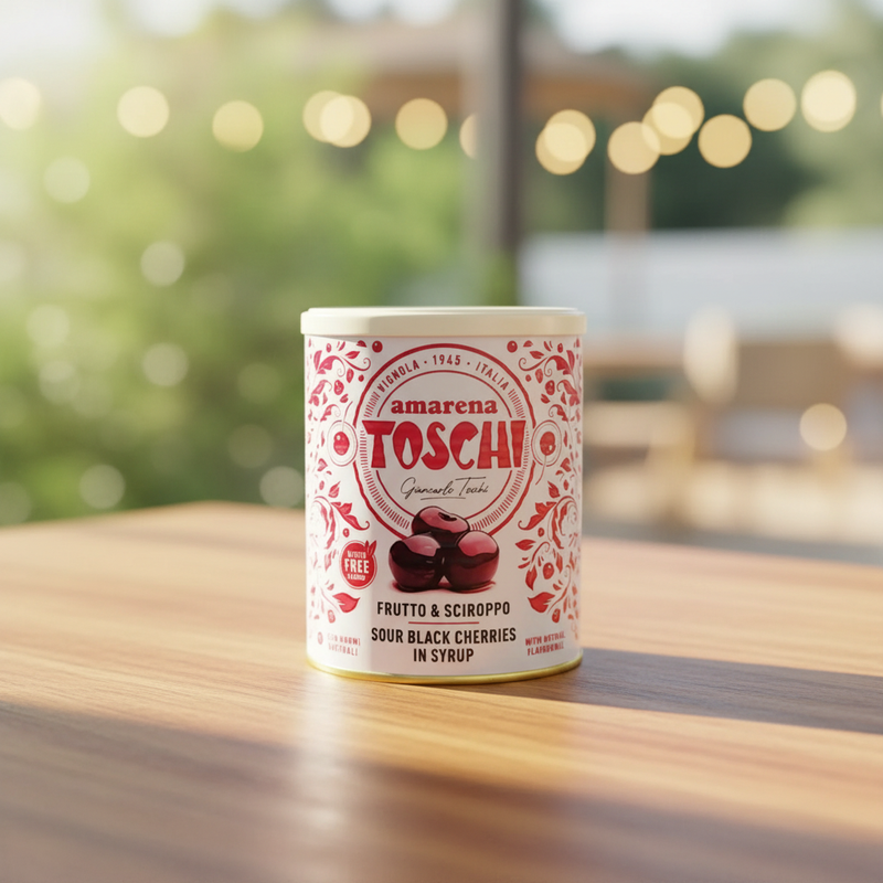 Cerises Amarena au Sirop – Toschi Premium (1kg)