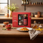 Coffret Piment Montosco – Piccante Italian Chilli Experience (250ML) - en situation d'usage