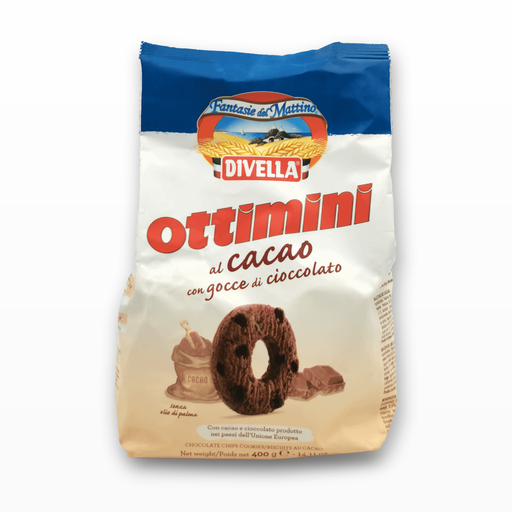 Biscuits Chocolat Divella - Sablés cacao & pépites (400 g) — lot économique