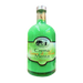 Vue avant de la bouteille de Crema di Menta Morelli, 50cl, liqueur italienne verte à la menthe avec étiquette élégante et logo de l'Antica Grapperia Toscana.