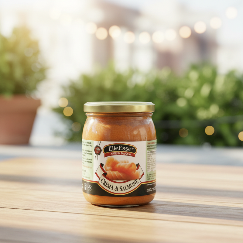 Crème de Saumon Fumé ElleEsse - Tartinade Gourmande (520 g)