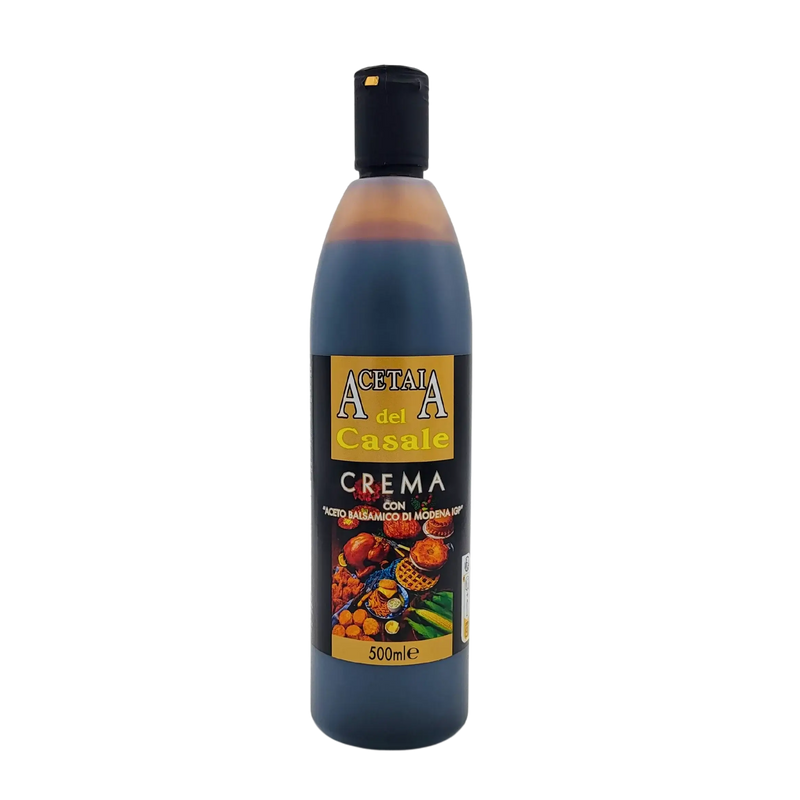 Bouteille de crème balsamique Acetaia del Casale 500ml, vinaigre balsamique de Modène IGP