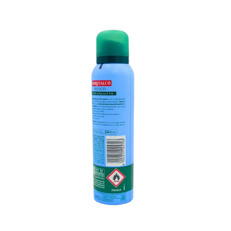 Déodorant Borotalco spray Talc Cristalli Attivi 48h 150ml arrière