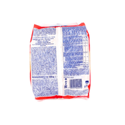 Dos du paquet de pâtes Divella Mista 41, 500g. Informations nutritionnelles et composition des pâtes sur fond bleu et blanc.