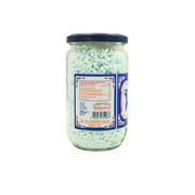 Bocal de 250g de sel effervescent Tortoroglio, tradition italienne pour boissons digestives et rafraîchissantes.