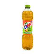 Bouteille d'Estathé Zero Pêche 1,5L sans sucre, boisson rafraîchissante au thé noir, 100% recyclable.