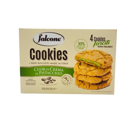 Cookie pistache Falcone, délicieux biscuit italien au cœur fondant et au goût intense de pistache.
