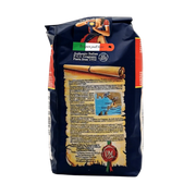 Dos du paquet de pâtes Farfalle IGP Gragnano - Pastificio G. Di Martino - 500g - Détails de fabrication et engagement qualité.