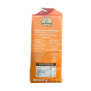 Farine complète Caputo 5kg avec germe et son, idéale pour pain artisanal italien.
