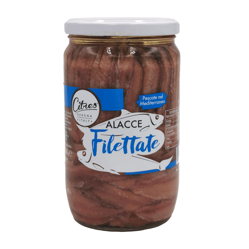Filets d’Anchois à l’Huile Citres - Spécialité méditerranéenne (680 g) — face avant