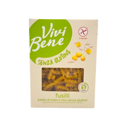  Fusilli sans gluten Vivi Bene 400g – pâte spirale maïs et riz pour intolérants au gluten