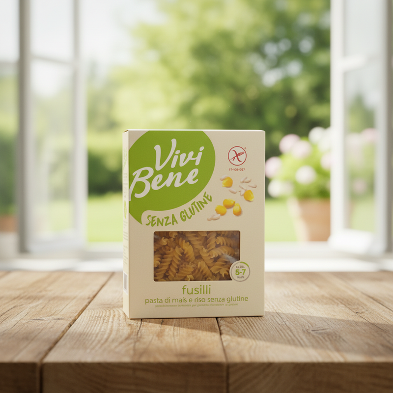 Pâtes sans gluten – Fusilli – Vivi Bene – 400g