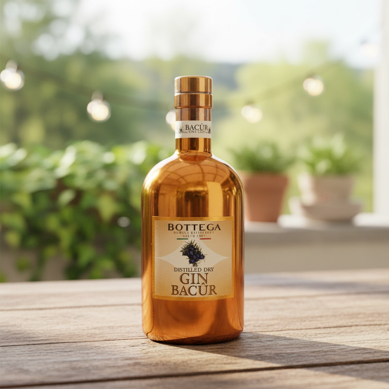 Gin Italien BACÛR Bottega ‑ Dry Gin (70 cl)