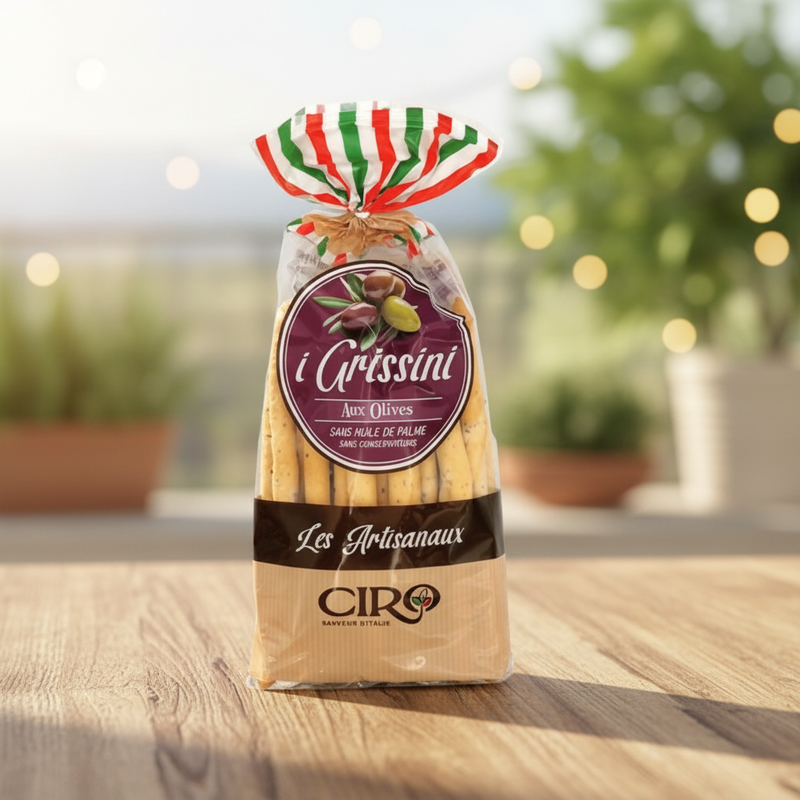 Gressin Olive Ciro - Saveur Méditerranéenne (250 g)