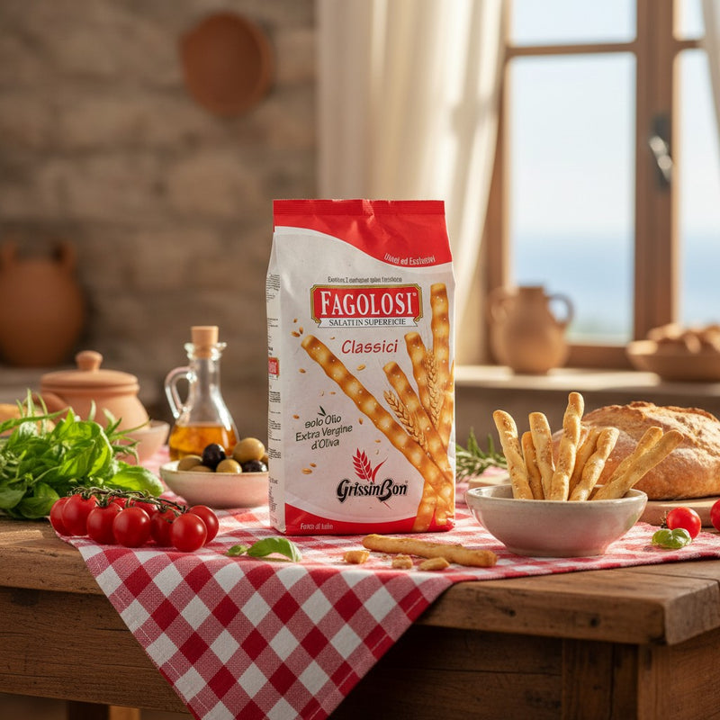 Gressin Italien Classique GrissinBon - Huile d’Olive Vierge Extra (250 g) — cuisine italienne authentique