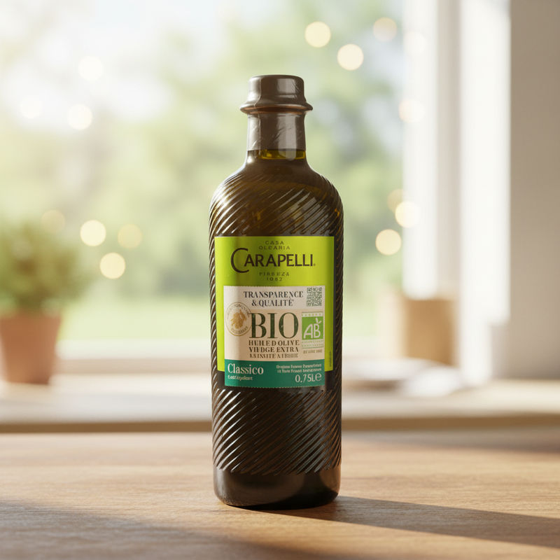 Huile d’Olive Bio Carapelli – Classico (75 cl)